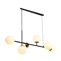 Купить Подвесная люстра iLamp Golden 9136P/6 BK-WH в Туле