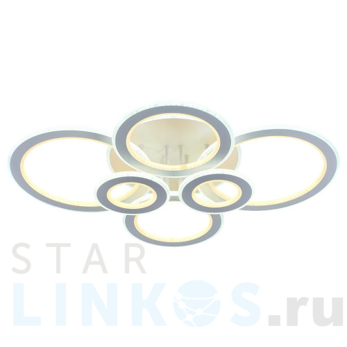 Купить Потолочная светодиодная люстра Profit Light 8005/6 WHT за 9 265 руб. в Туле Купить с доставкой Потолочная светодиодная люстра Profit Light 8005/6 WHT в Туле