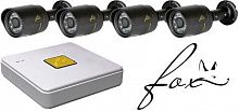 Купить Комплект видеонаблюдения FOX IP KIT-NVR8/4 2.0 Mpix в Туле