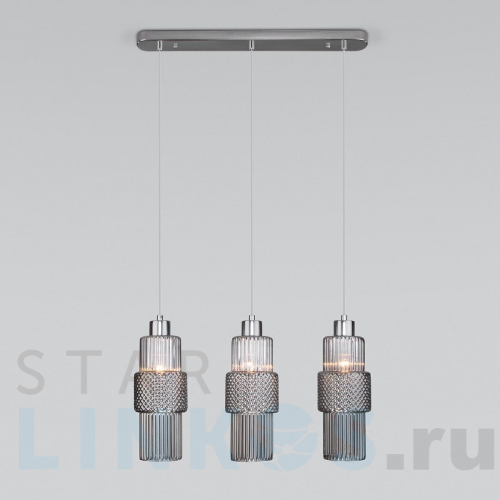 Купить Подвесной светильник Eurosvet Soho 50209/3 хром за 11 100 руб. в Туле Купить с доставкой Подвесной светильник Eurosvet Soho 50209/3 хром в Туле