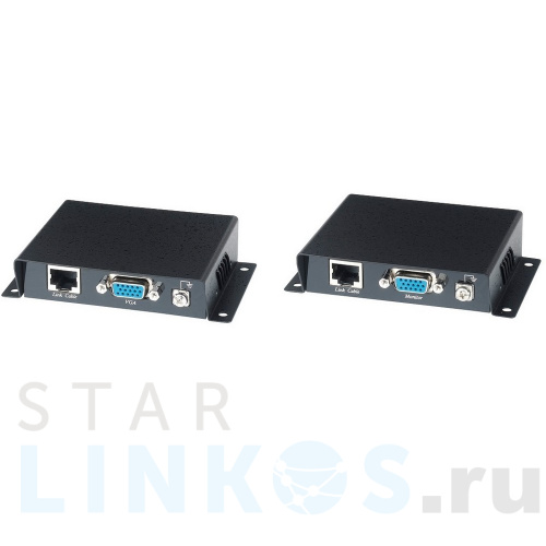 Купить с доставкой Комплект TTP111VGA: приемник и передатчик для передачи VGA сигнала по витой паре STP или UTP CAT5 в Туле