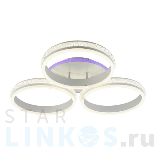 Купить Потолочная светодиодная люстра Profit Light 6003/3 WHT за 10 625 руб. в Туле Купить с доставкой Потолочная светодиодная люстра Profit Light 6003/3 WHT в Туле