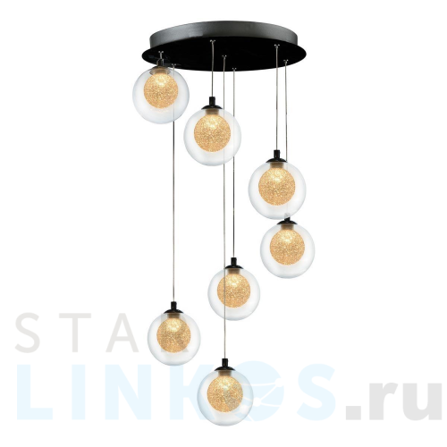 Купить Подвесная светодиодная люстра iLedex Oblivion C4457-7R CR за 30 590 руб. в Туле Купить с доставкой Подвесная светодиодная люстра iLedex Oblivion C4457-7R CR в Туле