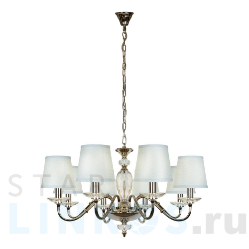 Купить Подвесная люстра iLamp Dolce Vita P2345-8 Nic за 45 490 руб. в Туле Купить с доставкой Подвесная люстра iLamp Dolce Vita P2345-8 Nic в Туле