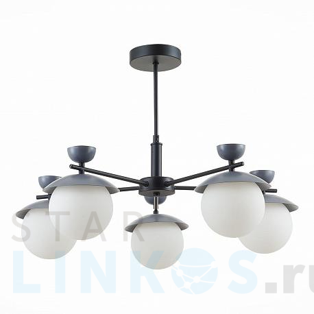 Купить Подвесная люстра Evoluce Genova SLE220202-05 за 13 330 руб. в Туле фото 2 Купить с доставкой Подвесная люстра Evoluce Genova SLE220202-05 в Туле фото 2