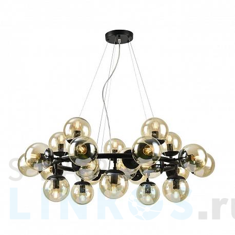 Купить Подвесная люстра Arte Lamp A1664SP-25BK за 48 490 руб. в Туле фото 2 Купить с доставкой Подвесная люстра Arte Lamp A1664SP-25BK в Туле фото 2