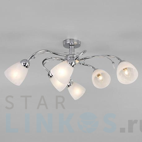 Купить Потолочная люстра Eurosvet Priya 30169/6 хром за 6 720 руб. в Туле фото 2 Купить с доставкой Потолочная люстра Eurosvet Priya 30169/6 хром в Туле фото 2