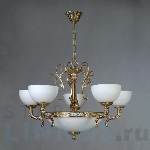 Купить Подвесная люстра Ambiente Toledo 02155/5 WP за 129 108 руб. в Туле Купить с доставкой Подвесная люстра Ambiente Toledo 02155/5 WP в Туле
