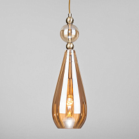 Купить Подвесной светильник Eurosvet Ilario 50202/1 янтарный в Туле