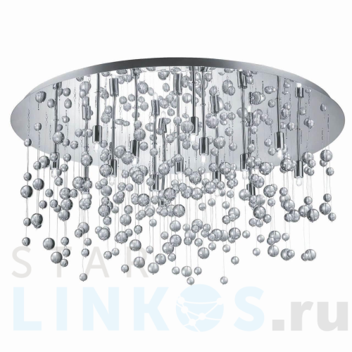 Купить Потолочный светильник Ideal Lux Neve PL15 Cromo 030784 за 142 270 руб. в Туле Купить с доставкой Потолочный светильник Ideal Lux Neve PL15 Cromo 030784 в Туле