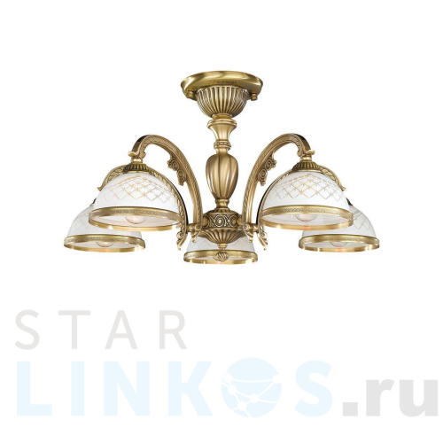 Купить Потолочная люстра Reccagni Angelo PL.7022/5 за 103 056 руб. в Туле Купить с доставкой Потолочная люстра Reccagni Angelo PL.7022/5 в Туле