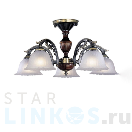 Купить с доставкой Потолочная люстра Reccagni Angelo PL.2700/5 в Туле