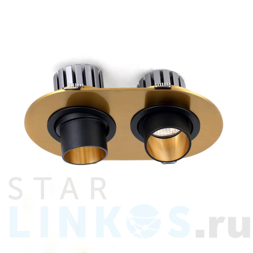 Купить Встраиваемый светодиодный светильник Favourite Retro 2790-2C за 4 500 руб. в Туле Купить с доставкой Встраиваемый светодиодный светильник Favourite Retro 2790-2C в Туле