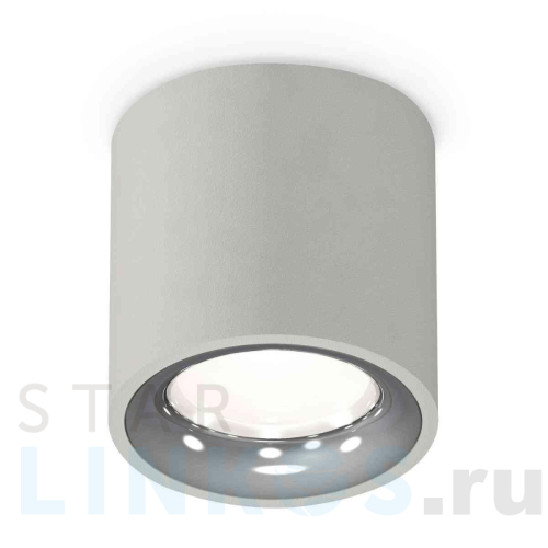 Купить с доставкой Комплект накладного светильника Ambrella light Techno Spot XS7533022 SGR/PSL серый песок/серебро полированное (C7533, N7012) в Туле