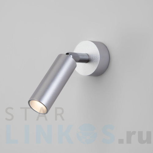 Купить с доставкой Светодиодный спот Eurosvet Pin 20133/1 LED серебро в Туле