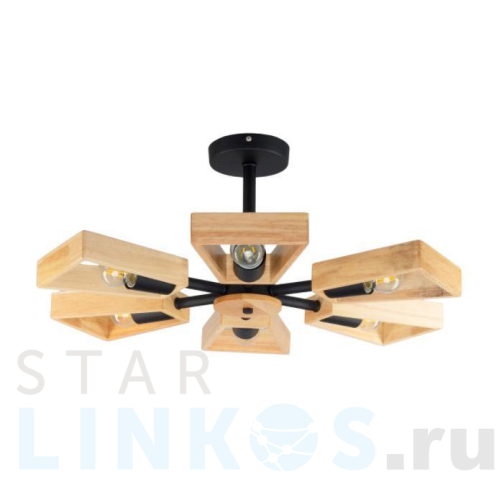 Купить Потолочная люстра Eurosvet Klark 70056/6 черный за 10 400 руб. в Туле Купить с доставкой Потолочная люстра Eurosvet Klark 70056/6 черный в Туле