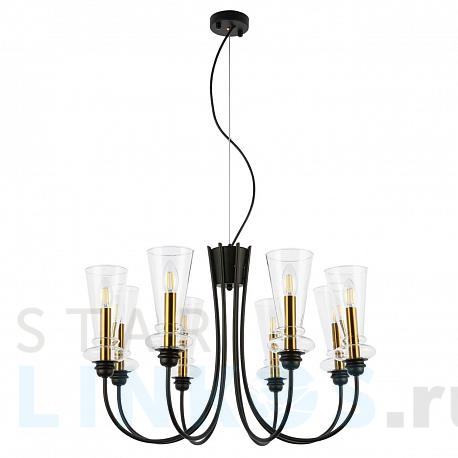 Купить Подвесная люстра Evoluce Rammo SLE112403-08 за 17 380 руб. в Туле фото 2 Купить с доставкой Подвесная люстра Evoluce Rammo SLE112403-08 в Туле фото 2