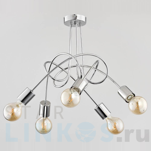 Купить Потолочная люстра Alfa Tango Chrome 24465 за 9 990 руб. в Туле Купить с доставкой Потолочная люстра Alfa Tango Chrome 24465 в Туле