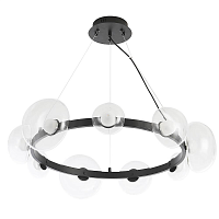 Купить Подвесная светодиодная люстра Crystal Lux Bosque SP9 Black/Transparent в Туле