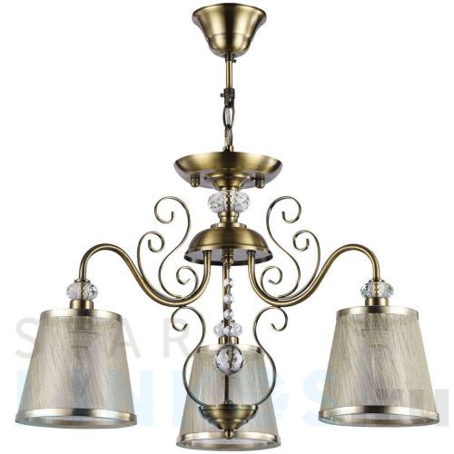 Купить Подвесная люстра Freya Driana FR2405-PL-03-BZ за 14 590 руб. в Туле Купить с доставкой Подвесная люстра Freya Driana FR2405-PL-03-BZ в Туле