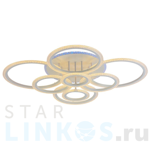 Купить Потолочная светодиодная люстра Profit Light 8086/8 WHT за 13 430 руб. в Туле Купить с доставкой Потолочная светодиодная люстра Profit Light 8086/8 WHT в Туле