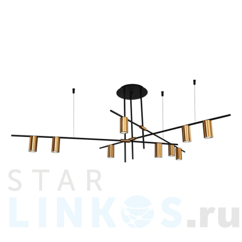 Купить с доставкой Подвесная люстра Indigo Breve 11031/9R Black V000028 в Туле