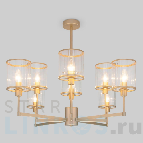 Купить Потолочная люстра Eurosvet 60144/8 золото за 27 700 руб. в Туле Купить с доставкой Потолочная люстра Eurosvet 60144/8 золото в Туле