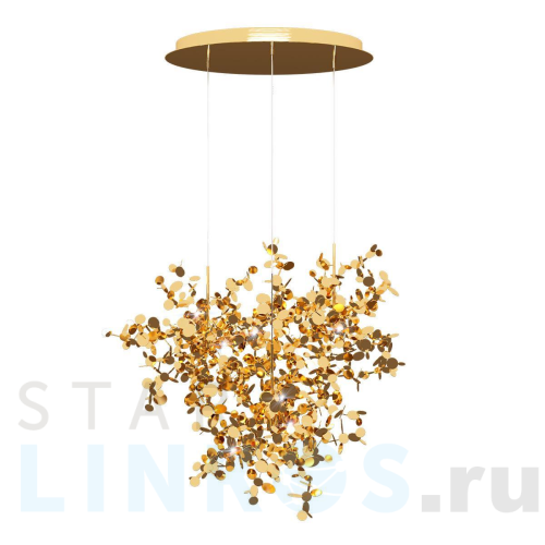 Купить с доставкой Подвесная люстра Loft IT Spark 10101/3 Gold в Туле