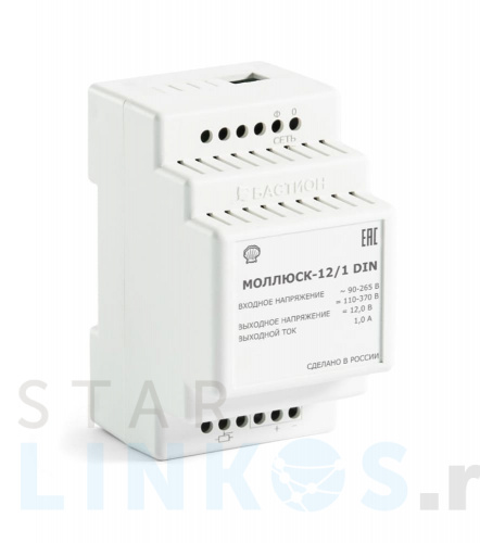 Купить Блок питания «Бастион «Моллюск» 12/1 DIN за 1 008 руб. в Туле Купить с доставкой Блок питания «Бастион «Моллюск» 12/1 DIN в Туле