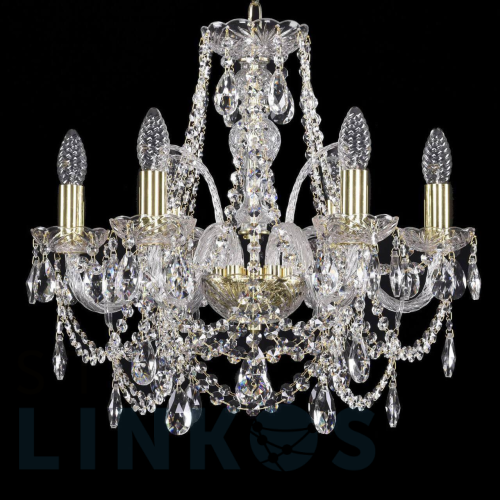 Купить Подвесная люстра Bohemia Ivele 1411/6/160 G за 30 007 руб. в Туле Купить с доставкой Подвесная люстра Bohemia Ivele 1411/6/160 G в Туле