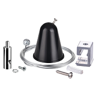 Купить Подвесной комплект с тросом 1.5м для однофазного шинопровода Novotech Port 135023 в Туле