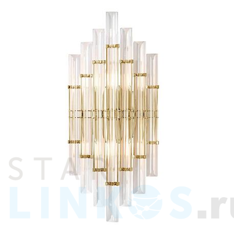 Купить Настенный светильник Crystal Lux Saragosa AP2 Brass/Transparente за 9 900 руб. в Туле фото 2 Купить с доставкой Настенный светильник Crystal Lux Saragosa AP2 Brass/Transparente в Туле фото 2