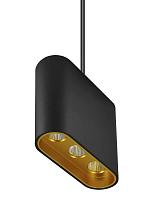 Купить Подвесной светодиодный светильник Lumien Hall Элой 8004/3P-BK-GD в Туле