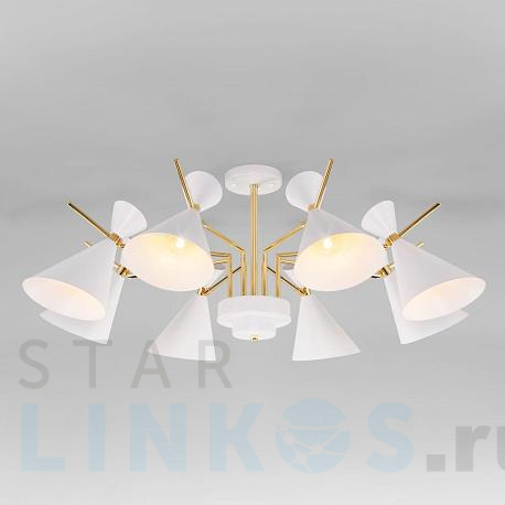 Купить Потолочная люстра Eurosvet Apart 70114/8 белый за 28 500 руб. в Туле фото 2 Купить с доставкой Потолочная люстра Eurosvet Apart 70114/8 белый в Туле фото 2