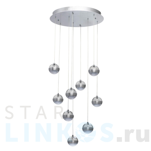 Купить Подвесная светодиодная люстра De Markt Капелия 730010209 за 58 390 руб. в Туле Купить с доставкой Подвесная светодиодная люстра De Markt Капелия 730010209 в Туле