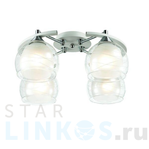 Купить Потолочная люстра Omnilux Saragossa OML-28313-04 за 7 570 руб. в Туле Купить с доставкой Потолочная люстра Omnilux Saragossa OML-28313-04 в Туле