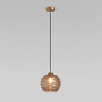 Купить Подвесной светильник Eurosvet Ice 50239/1 коньячный в Туле