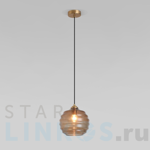 Купить Подвесной светильник Eurosvet Ice 50239/1 коньячный за 4 980 руб. в Туле Купить с доставкой Подвесной светильник Eurosvet Ice 50239/1 коньячный в Туле
