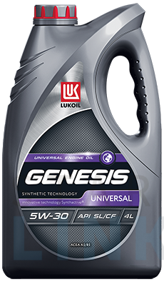 Моторное масло LUKOIL GENESIS UNIVERSAL 5W-30 полусинтетика 4 л