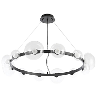 Купить Подвесная светодная люстра Crystal Lux Bosque SP12 Black/Transparent в Туле