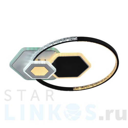 Купить Потолочная светодиодная люстра Profit Light 8295 WHT+BLK за 6 545 руб. в Туле Купить с доставкой Потолочная светодиодная люстра Profit Light 8295 WHT+BLK в Туле