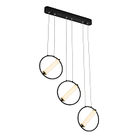 Купить Подвесная светодиодная люстра Gerhort G61306/3BK+GD в Туле