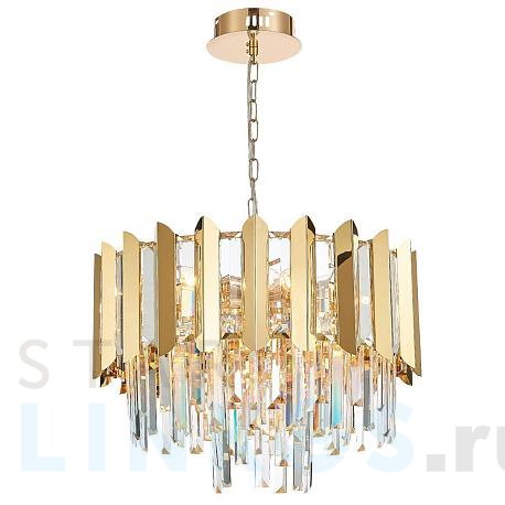 Купить Подвесная люстра Natali Kovaltseva Amazone 81444/8C Gold за 30 800 руб. в Туле фото 2 Купить с доставкой Подвесная люстра Natali Kovaltseva Amazone 81444/8C Gold в Туле фото 2