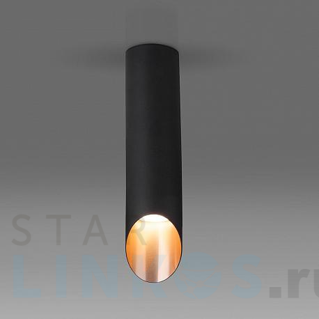 Купить Потолочный светильник Elektrostandard DLN115 GU10 черный/золото a050122 за 1 280 руб. в Туле фото 2 Купить с доставкой Потолочный светильник Elektrostandard DLN115 GU10 черный/золото a050122 в Туле фото 2