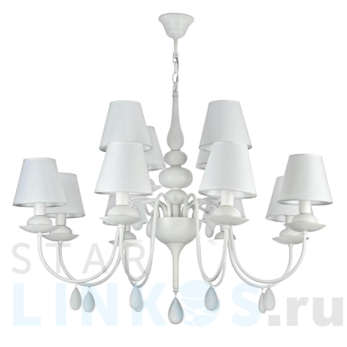 Купить Подвесная люстра Freya Eliza FR5756-PL-12-W за 25 641 руб. в Туле Купить с доставкой Подвесная люстра Freya Eliza FR5756-PL-12-W в Туле