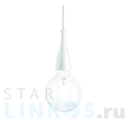 Купить Подвесной светильник Ideal Lux Minimal SP1 Bianco 009360 за 12 360 руб. в Туле Купить с доставкой Подвесной светильник Ideal Lux Minimal SP1 Bianco 009360 в Туле