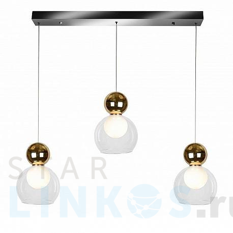 Купить Подвесной светодиодный светильник iLedex Blossom C4476-3L GL за 22 590 руб. в Туле фото 2 Купить с доставкой Подвесной светодиодный светильник iLedex Blossom C4476-3L GL в Туле фото 2