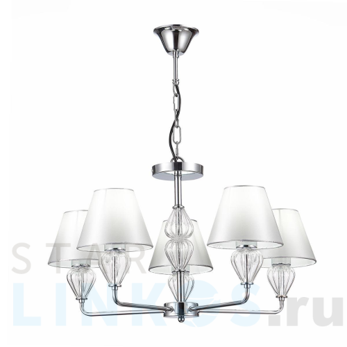 Купить Подвесная люстра Evoluce Dalida SLE107413-05 за 15 670 руб. в Туле Купить с доставкой Подвесная люстра Evoluce Dalida SLE107413-05 в Туле