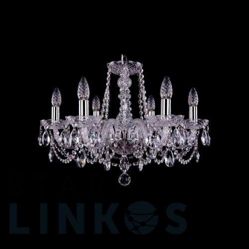 Купить Подвесная люстра Bohemia Ivele 1402/6/195 Ni за 28 103 руб. в Туле Купить с доставкой Подвесная люстра Bohemia Ivele 1402/6/195 Ni в Туле