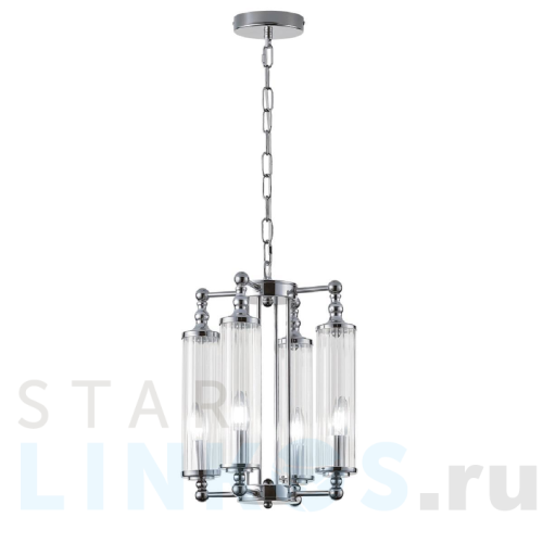 Купить Подвесная люстра Crystal Lux TOMAS SP4 CHROME за 25 700 руб. в Туле Купить с доставкой Подвесная люстра Crystal Lux TOMAS SP4 CHROME в Туле